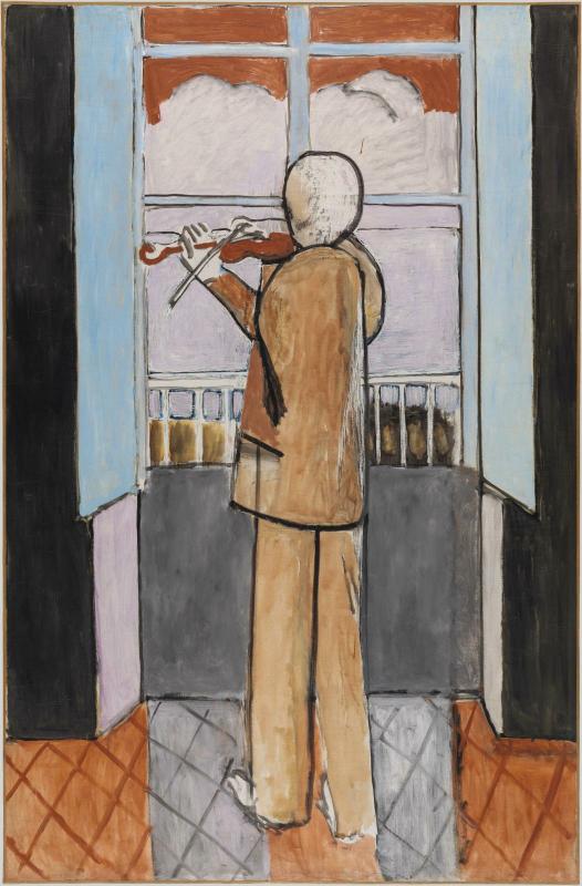 Henri Matisse, Le violoniste à la fenêtre [printemps 1918] 