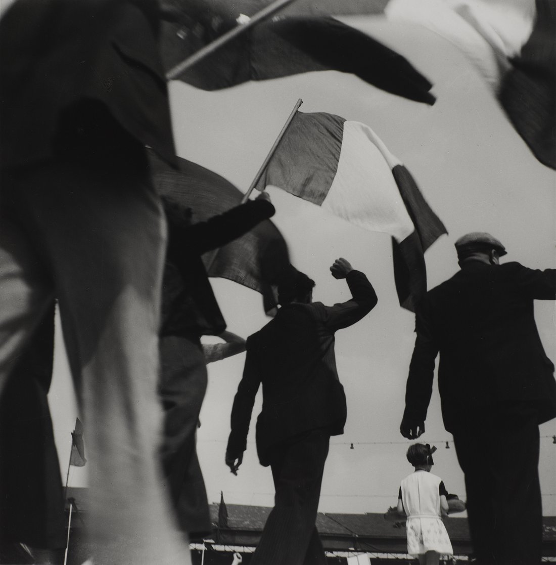 Ré Soupault, Délégation de gréviste à la fête de la victoire du Front Populaire, le 14 juin 1936 © Adagp, 2018, photo © Centre Pompidou, MNAM-CCI, Dist. RMN-Grand Palais / G.Meguerditchian