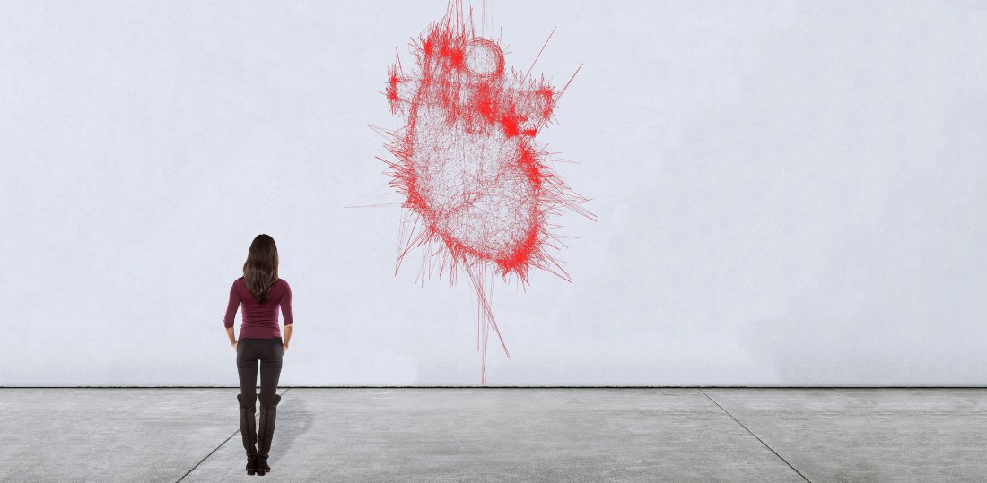 "Heart - 2009", Generative Noise Study - vue de l'installation
