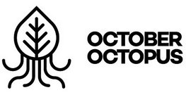 October Octopus : logo - site internet, page d'accueil
