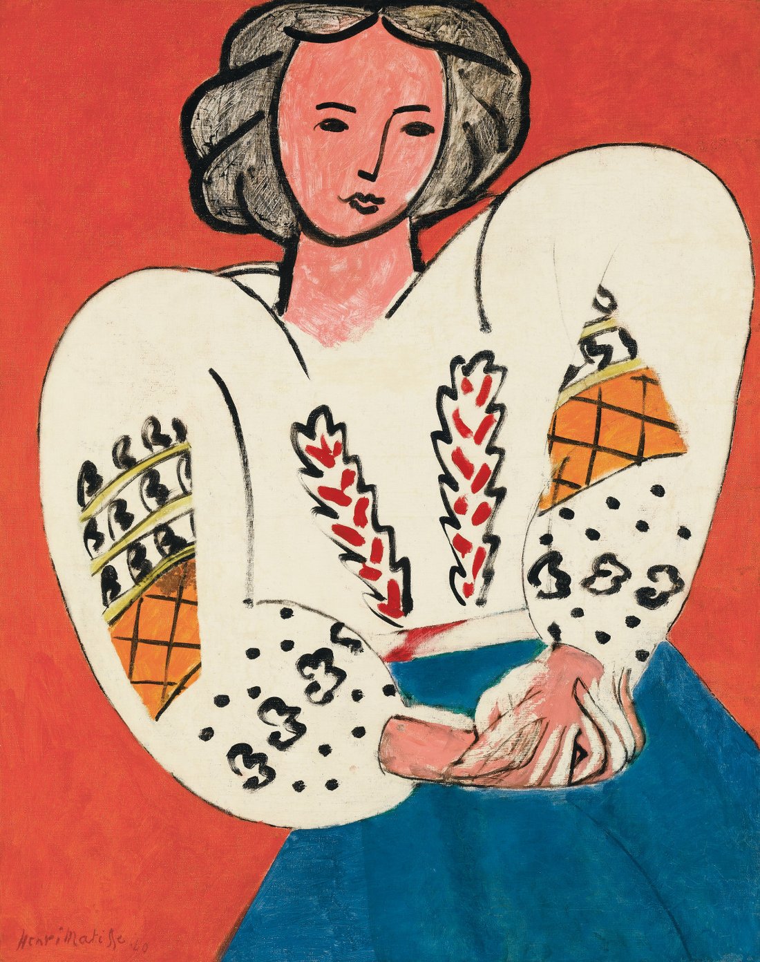 Henri Matisse, La Blouse roumaine, 1940 - repro oeuvre