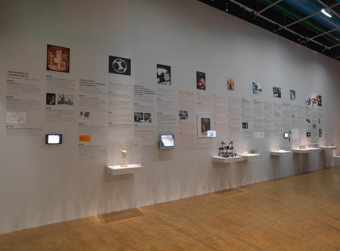 View of the exhibition "Imprimer le monde", 2017