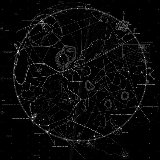 Encounters cycle "Planétarium" - map design