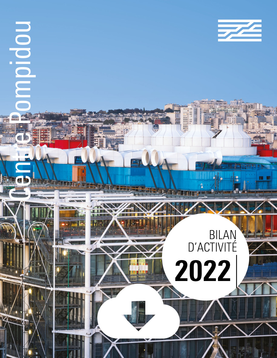 Centre Pompidou's activity report 2022 - View of the building