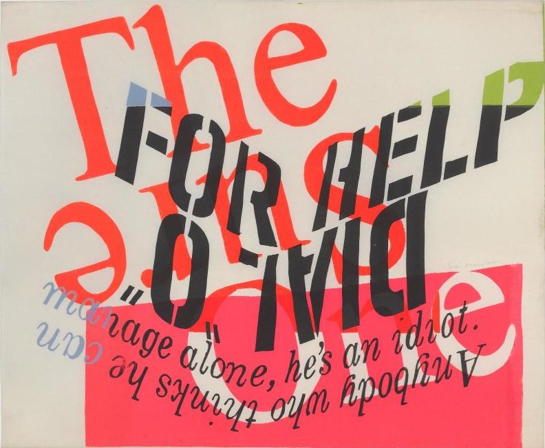 Sister Corita Kent, « The Sure One », 1965 - repro oeuvre